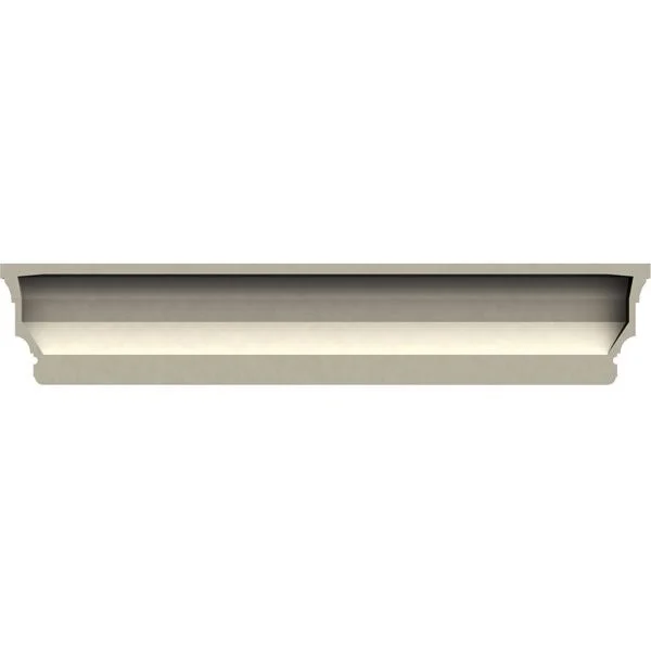 Ekena Millwork CRH07X168ST 168x22 Bottom Width x 171 3/4x22 Top Width x 7 1/8x22H x 5/8x22P Stockport Crosshead