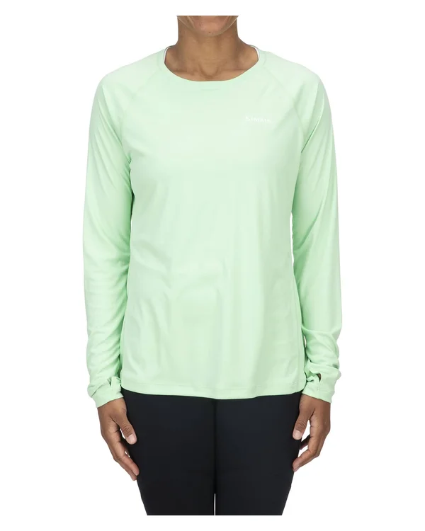 Simms Women's Solarflex Crewneck, Melon, XXL