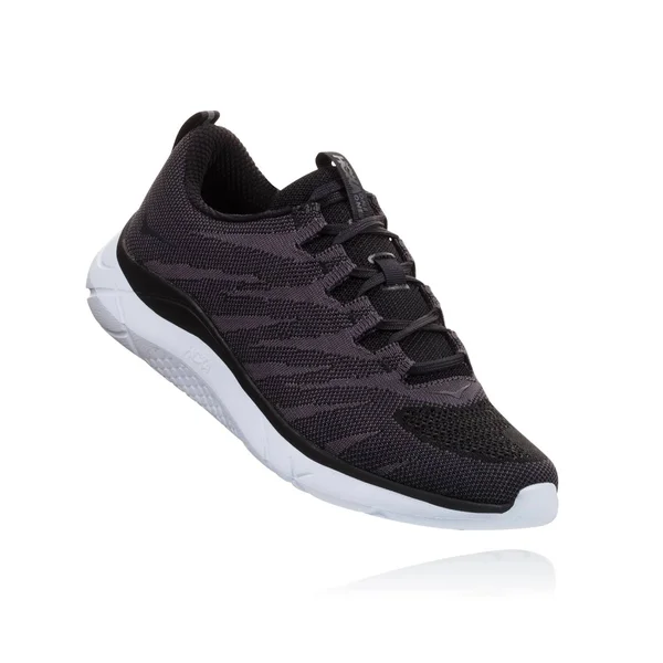 Hoka One One Men's Hupana Knit Jacquard Shoe - 8.5 - Black, White