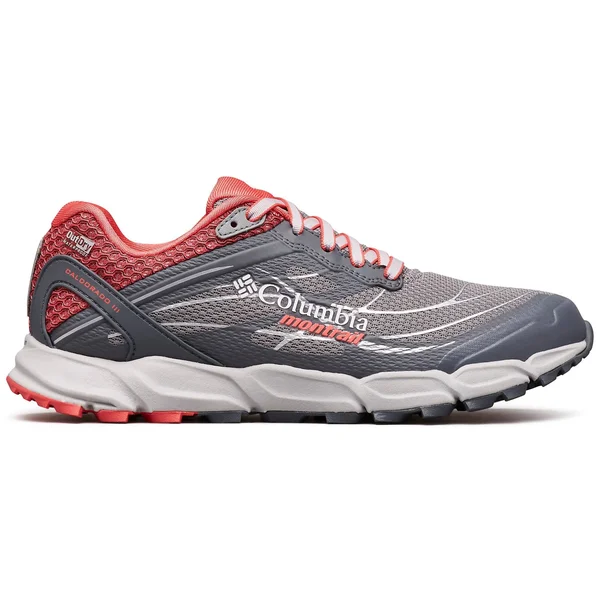 Columbia Women's Caldorado III Outdry Shoe - 8 - Monument - Red Coral
