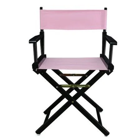 Casual Home Folding Director Chair, Pink