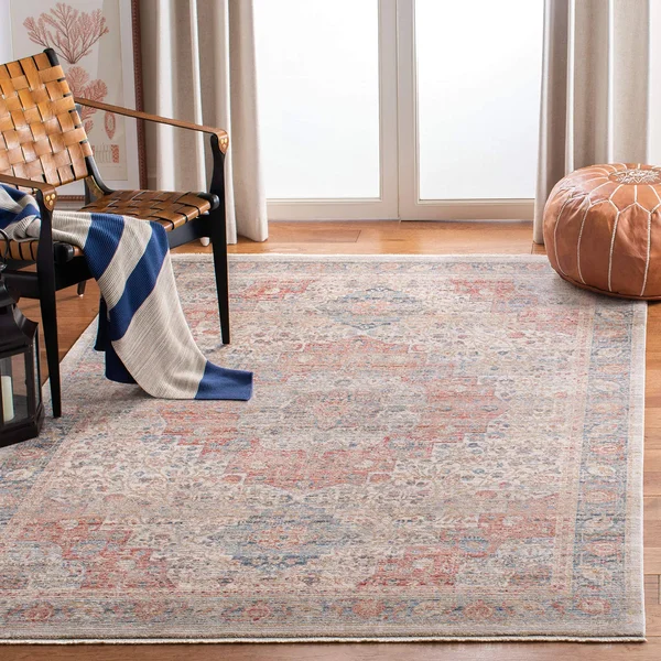 Safavieh Kenitra Ivory/Pink 9 ft. x 12 ft. Geometric Area Rug