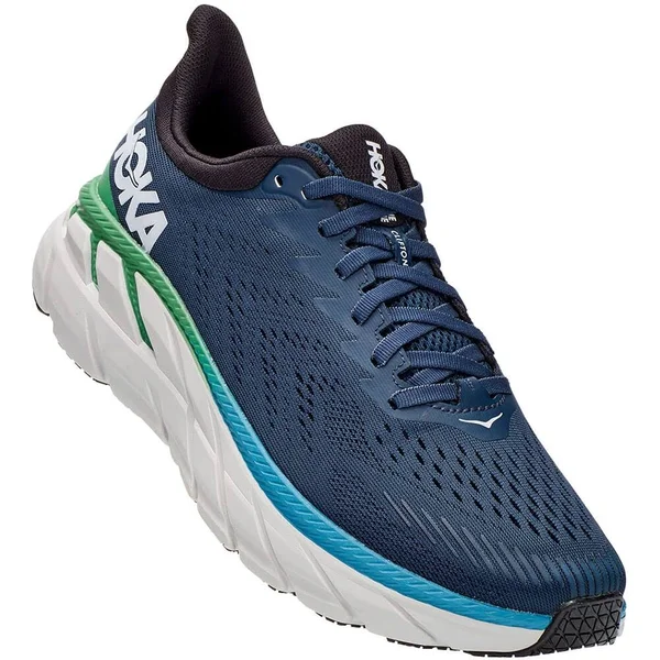 Hoka One One Men's Clifton 7 - 8.5 - Moonlit Ocean/Anthracite