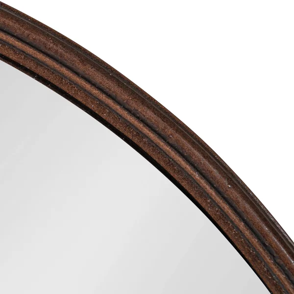 Kate and Laurel Caskill Capsule Framed Wall Mirror - Gold - 24x36