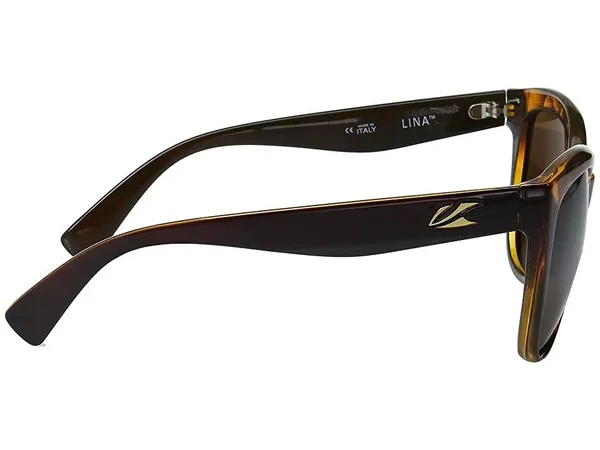 Kaenon Lina Polarized Sunglasses - Amber Crystal/Brown, One Size