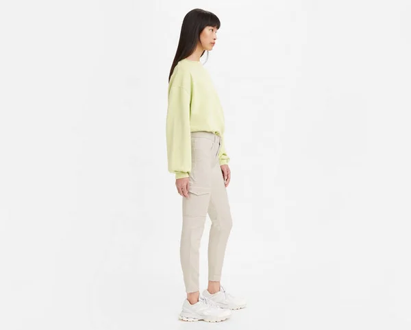 Levi&s 721 Skinny Ankle Utility Women's Pants - Soft Clean Oatmeal 24
