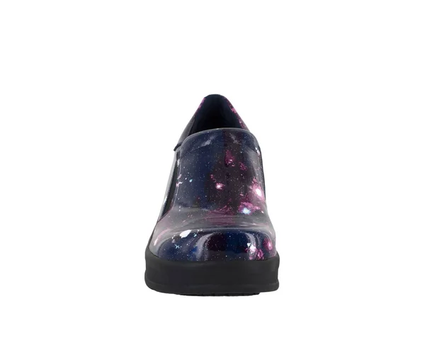 Women's Easy Works by Easy Street Appreciate Purple Celestial Slip-Resistant Clogs Size 8.5 Wide