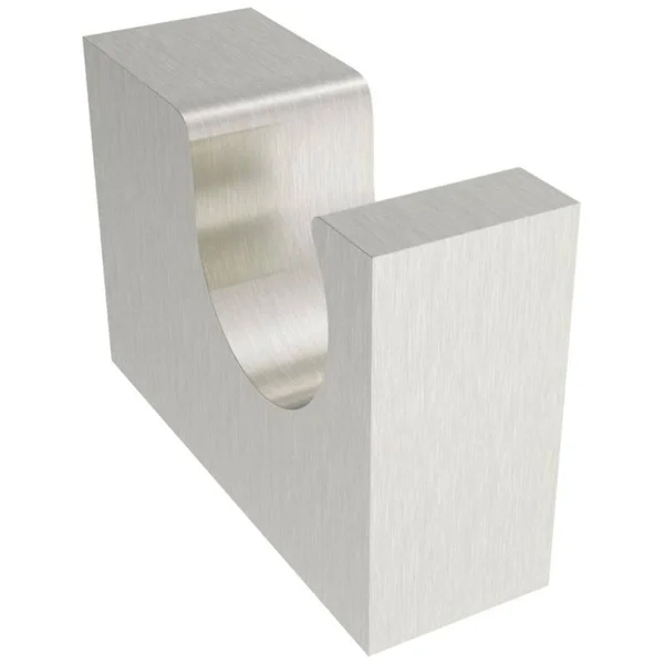 ICO Bath V523 Volkano Fire Towel Hook - Nickel, Silver