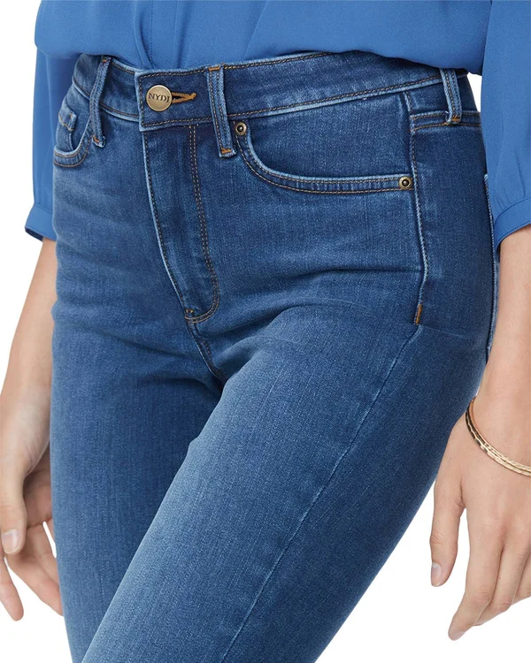Nydj Slim Bootcut Jeans - Presidio - Blue - 18