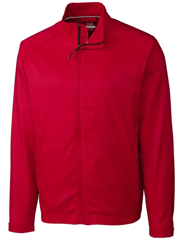 Cutter & Buck MCO00945 Men WeatherTec Blakely Full-Zip Red S