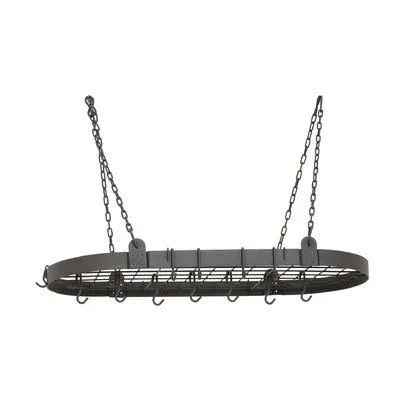 Hanging Pot Rack Ebern Designs Finish: Graphite