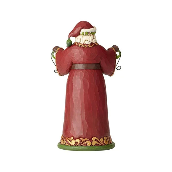Jim Shore Red and Green Santa Figurine