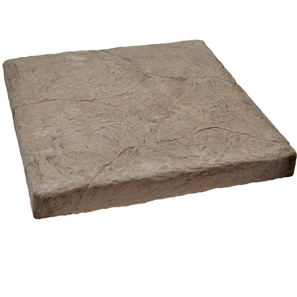 M-Rock Easy Stack 19-1/4 in. x 19-1/4 in. x 1-1/2 in. Brown Manufactured Concrete Hearth/Cap Stone