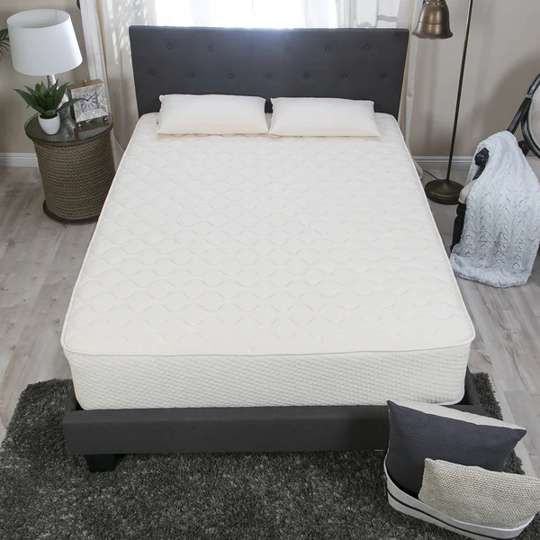 Hevea Bliss 7 inch Flippable Natural Latex Mattress Queen
