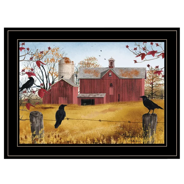 Autumn Gold by Billy Jacobs, Ready to Hang Framed Print, Black Frame