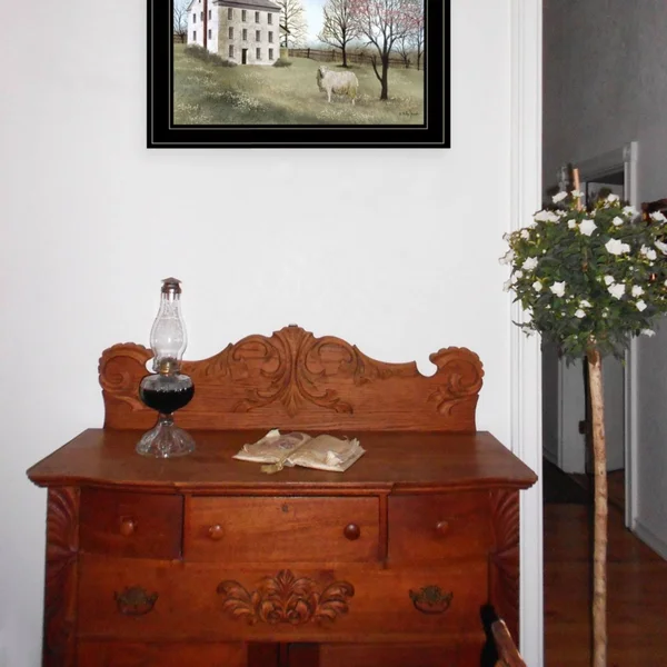 Spring at White House Farm by Billy Jacobs, Ready to Hang Framed Print, Black Frame