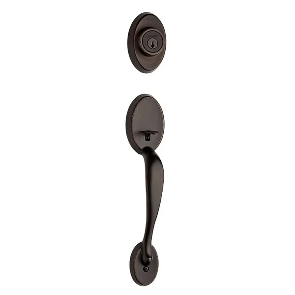 Kwikset 801CELIP-11PS Chelsea Double Cylinder Handleset in Venetian Bronze