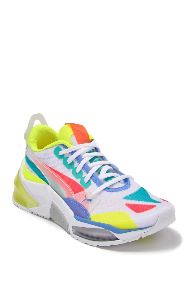 Puma Boys Liquid Cell Optic Sheer Shoes White Size 6.0