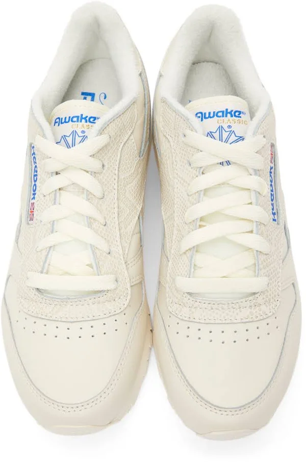 Awake NY Off-White Reebok Edition Classic Leather Sneakers