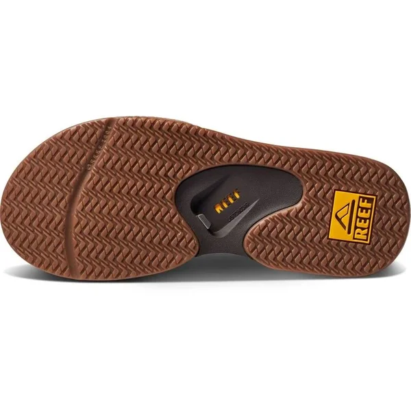 Reef Lifestyle San Diego Padres Brown/Yellow Fanning Bottle Opener Sandal