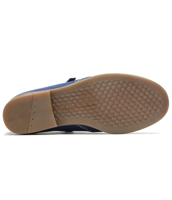 Hush Puppies Mazin Cayto Navy Nubuck - Size: 6, Blue