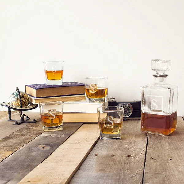 Cathy&s Concepts 5 pc. Monogram Decanter Set