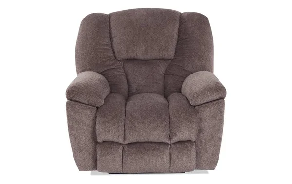 Falcon Power Recliner with Power Headrest in Beige, Memory Foam, USB Port, Transitional Recliners Polyester by Bob&s Discount