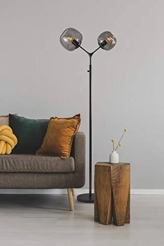 Adesso Ashton Tall Floor Lamp - Matte Black