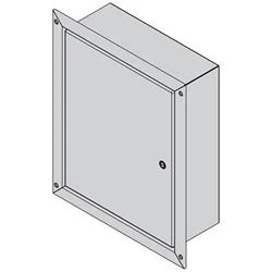 Hoffman CFM20166LG Concept Flush Mount Steel Enclosure LT Gray