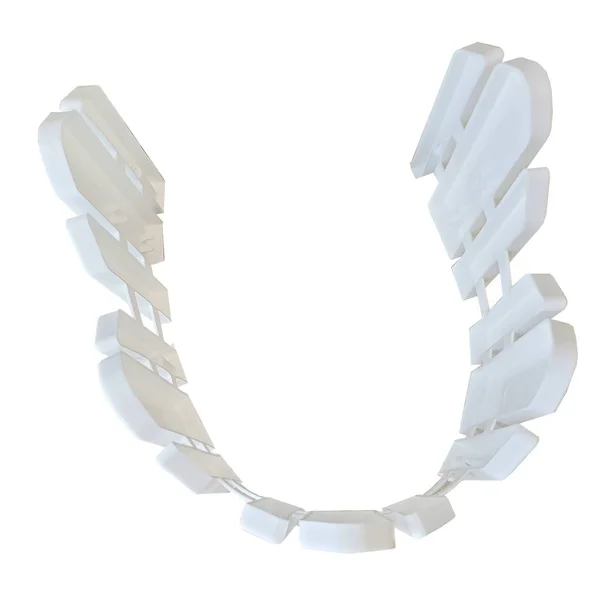 22& Dackers Lawn Border Adirondack Style Flexible Fencing, 22x22 Sections, 12 PC - White - Emsco