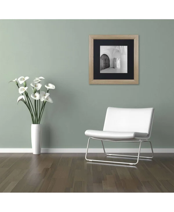 Trademark Art Alan Blaustein 'Amboise I' Black Matted Framed Art