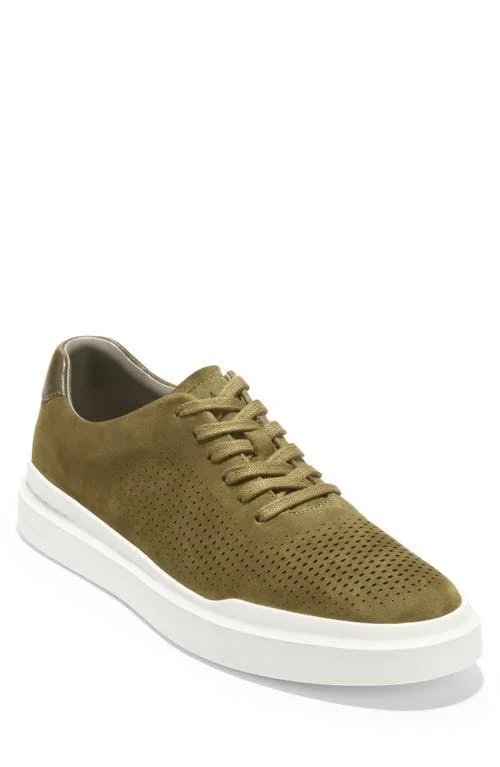 Cole Haan Grandpro Rally Sneaker - Size 11 in Dark Olive Nubuck at Nordstrom