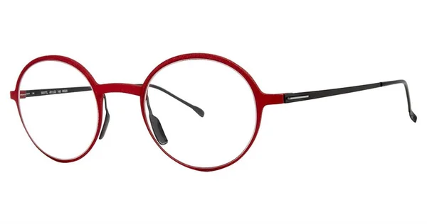 LT Lightec 30077L Ladies Eyeglasses, Red RG23