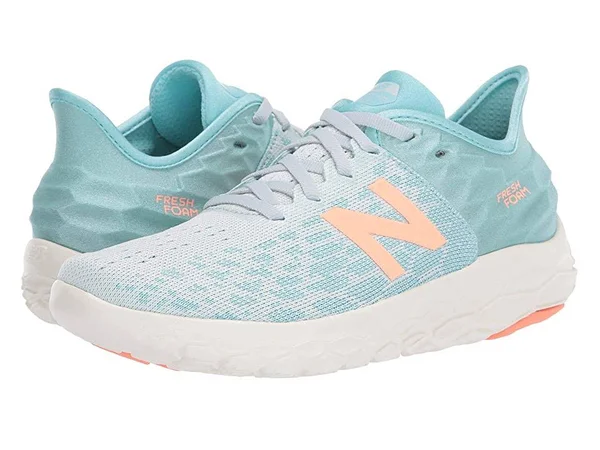 New Balance Women's Fresh Foam Beacon V2 Running Shoe, Size: 9, Camden Fog/Newport Blue