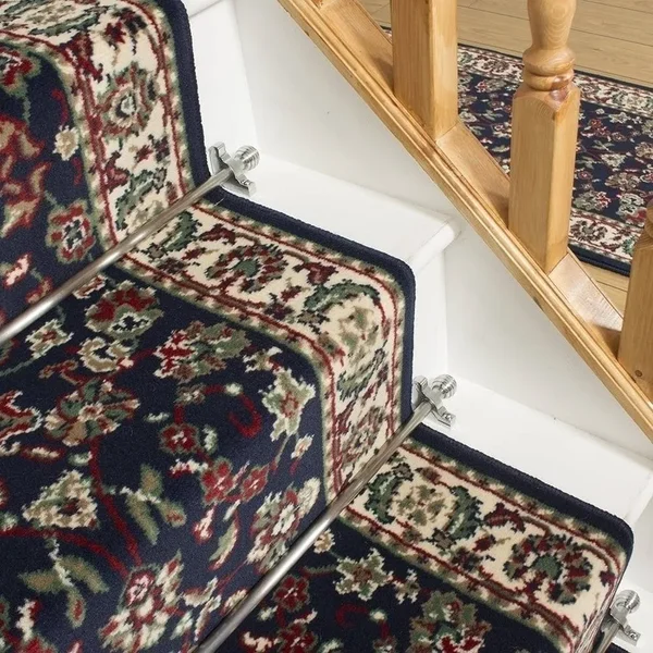 runrug USA Persian Blue Stair Carpet Runner Length: 5 foot - Widths