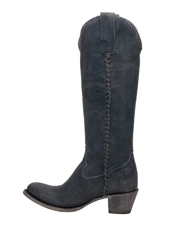 Lane Ladies Plain Jane Round Toe Boot, 7