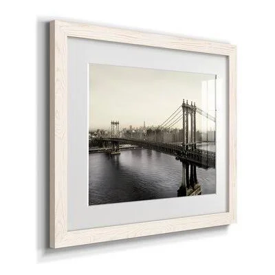 Vintage Manhattan by J Paul - Picture Frame Photograph Print on Paper Ebern Designs Format: White Framed Paper - Size: 20x22 H x