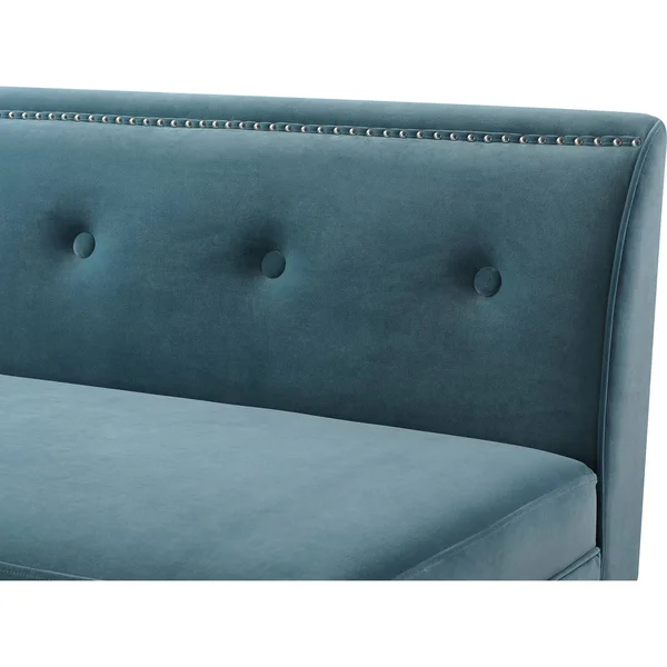 Sandy Wilson Madison Accent Settee Arctic Blue