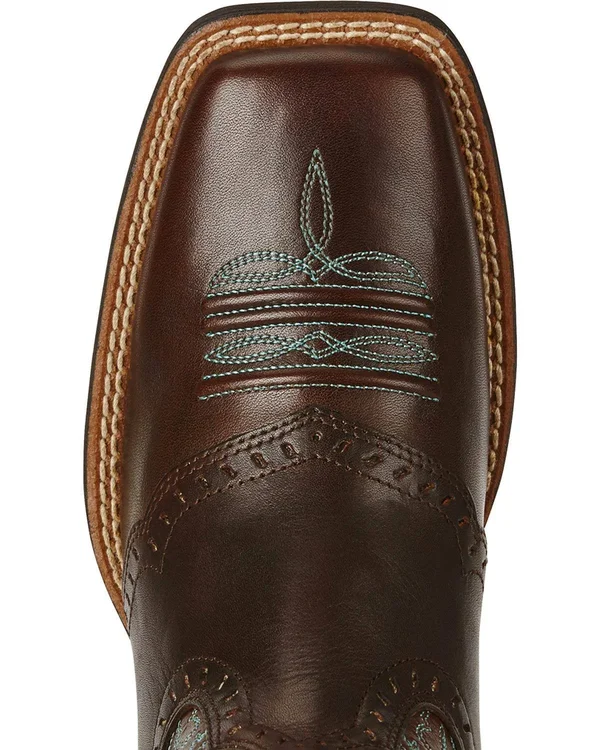 Ariat Womens Round Up Remuda Dark Cowboy Boots