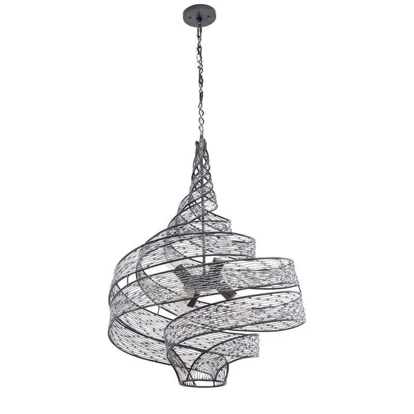 Varaluz Flow Mini Pendant Hammered Ore 1 Light 240P01HO
