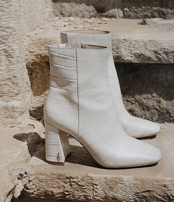 Sam Edelman Codie Booties Ivory 5