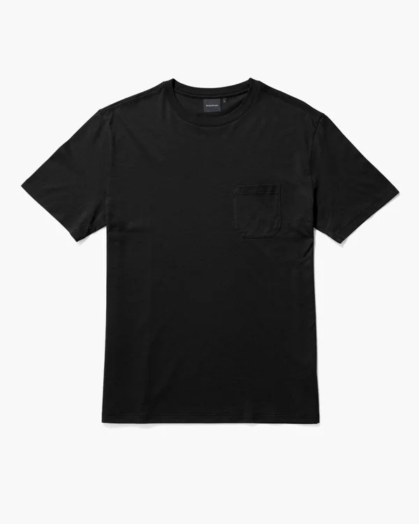 Richer Poorer Men's Pima Pocket T-Shirt - Size XXL, Black