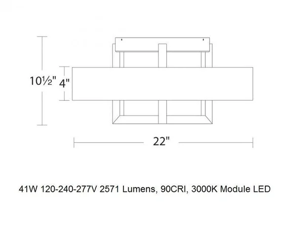 WAC Madison LED Flush Mount - FM-96916-AB