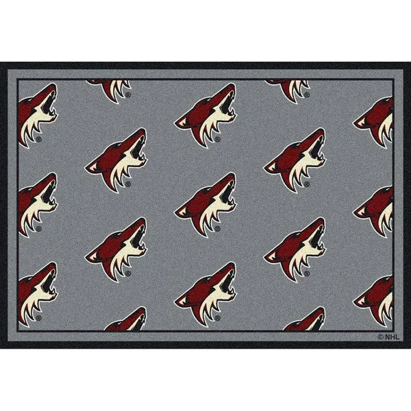 Milliken Arizona Coyotes NHL Team Repeat Area Rug - 7&8x22 by 10&9x22