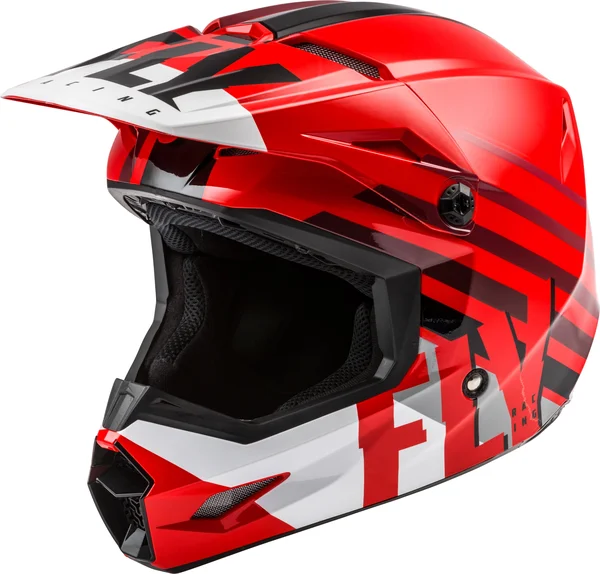 Fly Racing Kinetic Thrive Helmet (Medium, Red/White/Black)
