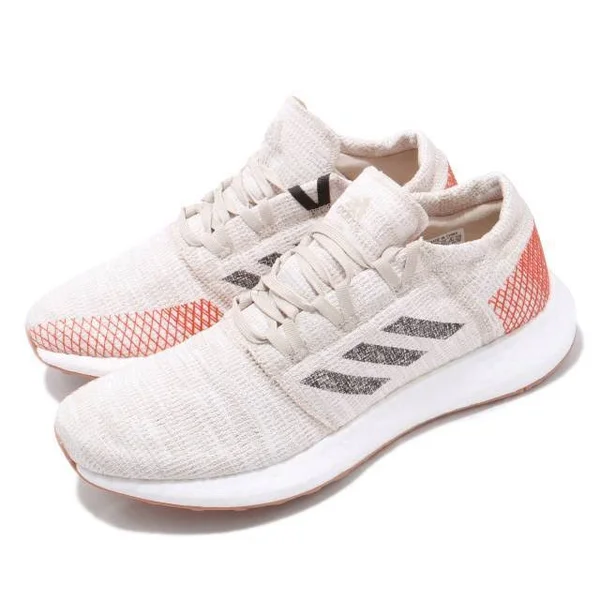 Adidas Pureboost Go Clear Brown Active Red Gum Men Runn... - Size 10.5 Men
