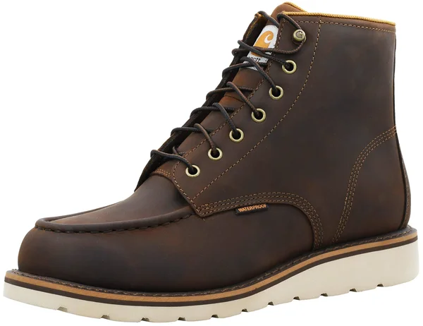 Carhartt Men's 6 inch Waterproof Wedge Soft Toe Work Boot