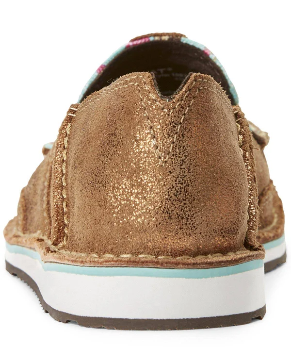 Ariat Metallic Bronze/Leopard Cactus Cruiser