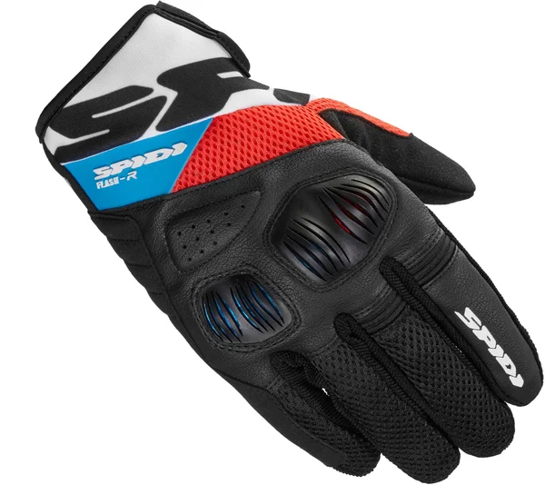 Spidi Flash-R Evo Red Blue Gloves Size M