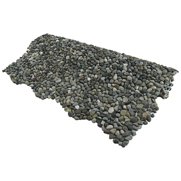 SomerTile PGYPMOL Caillou Mini Pebble Stone Mosaic Floor and Wall Tile - 12.25x22 x 12.25